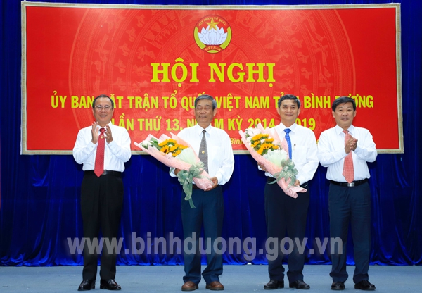 Ông Nguyễn Văn Lộc giữ chức Chủ tịch Ủy ban MTTQ Việt Nam tỉnh Bình Dương