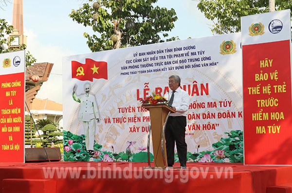 Bình Dương ra quân tuyên truyền phòng, chống ma túy và thực hiện phong trào “Toàn dân đoàn kết xây dựng đời sống văn hóa”