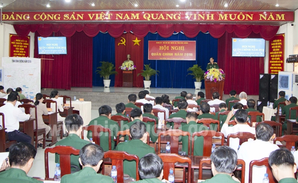 Bình Dương: Hội nghị quân chính năm 2018