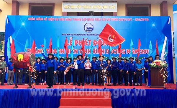 Bình Dương: Sôi nổi khởi động Tháng Thanh niên năm 2019