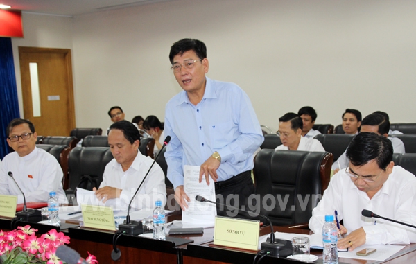 Ủy ban Pháp luật của Quốc hội làm việc với tỉnh Bình Dương
